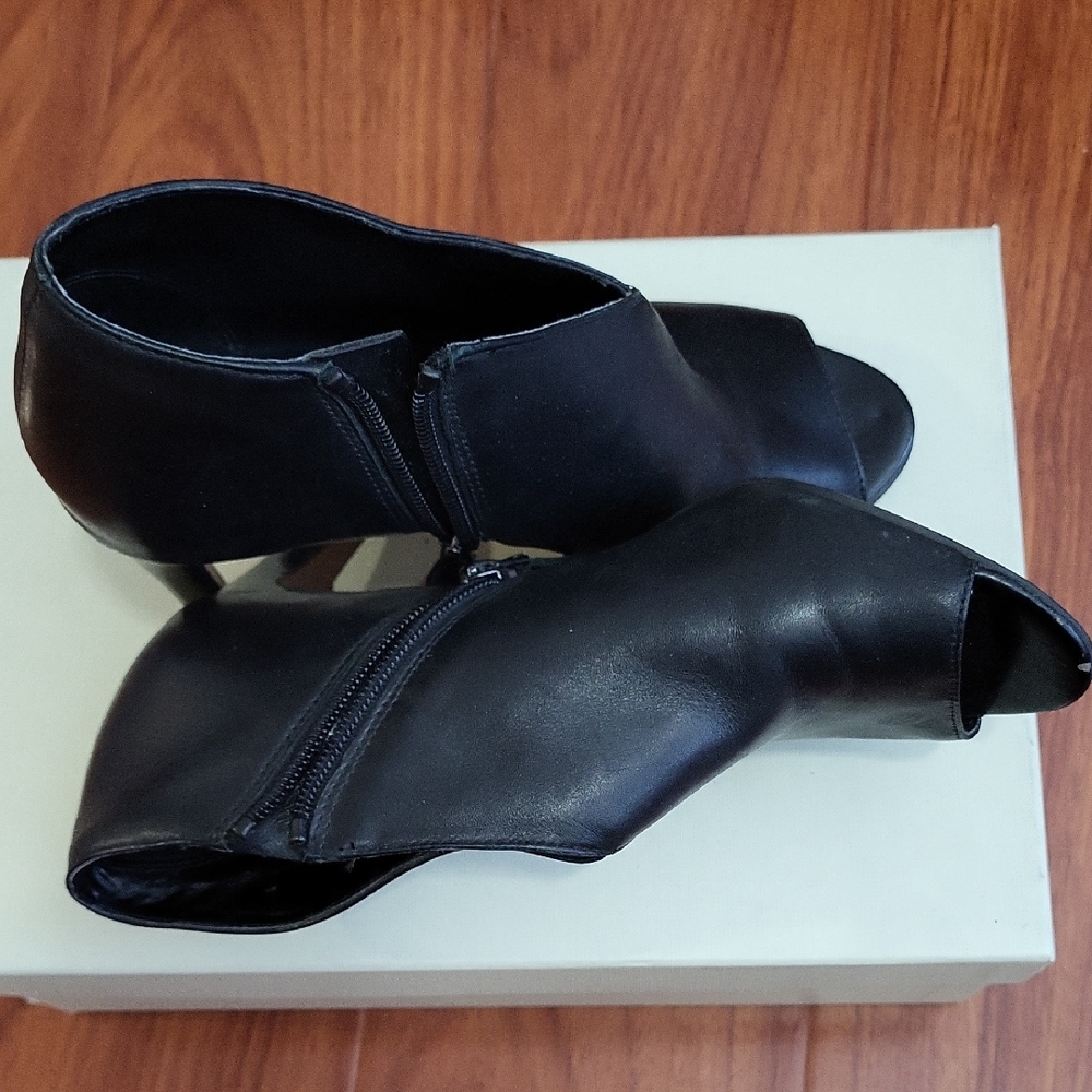 Franco Sarto Black Ankle Booties